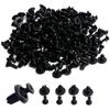 100Pcs Car Auto Plastic Rivets 6mm Hole Fastener Fender Bumper Push Pin Clips