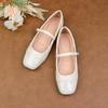 Fashion Flat Shoes for Women 2025 Spring and Autumn Mary Jane Shallow Mouth Plus Size Women's Shoes Ladies 42 43 44  Loafers Women