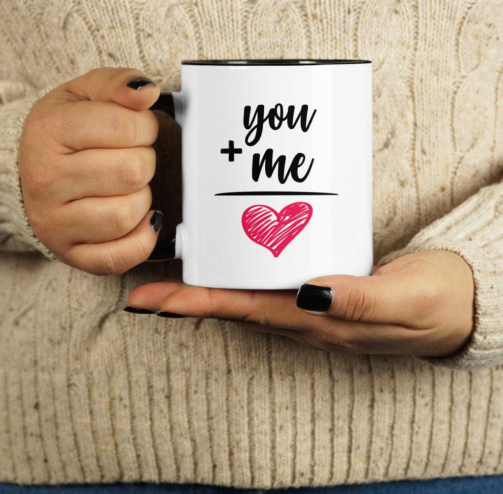 Inkdotpot 11 унций керамические кофейные кружки You Me Love кофейные кружки отлично подходят для жениха и невесты, подарка на помолвку, холостяка и девичника