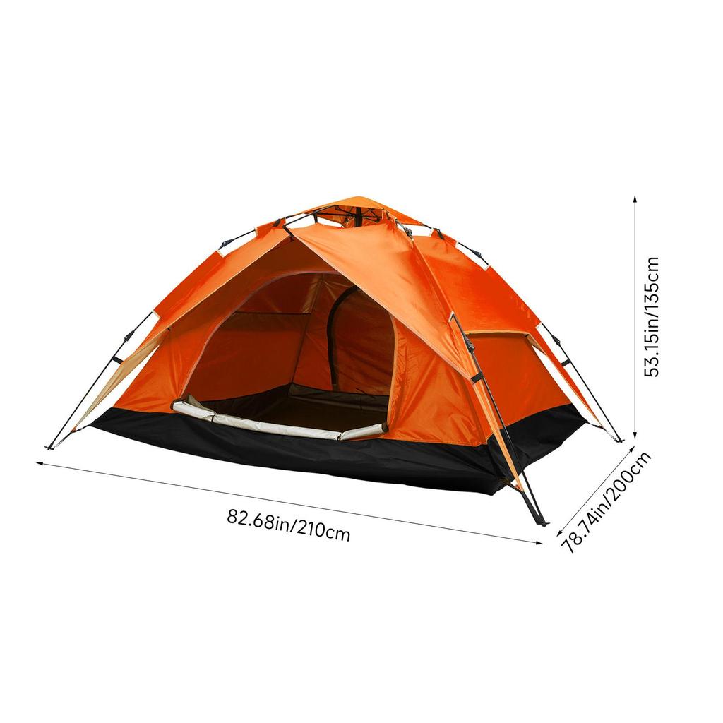 Automatic Pop‑Up Tent 3‑4 Person Outdoor Camping