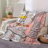 1pc. Dumbo Elephant Cartoon Print Blanket, Home, Office, Outdoor Gift for Kids and Adults