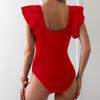 2025 Женский быстросохнущий слитный купальник - Новый европейский и американский стиль