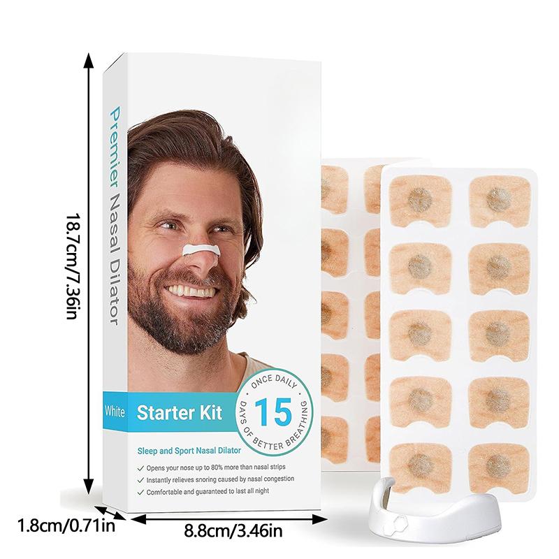 Носовые дыхательные дилататоры Магнитный стартовый набор Остановите храп Назальные полоски Увеличьте поступление воздуха Улучшите качество сна Уменьшите храп
