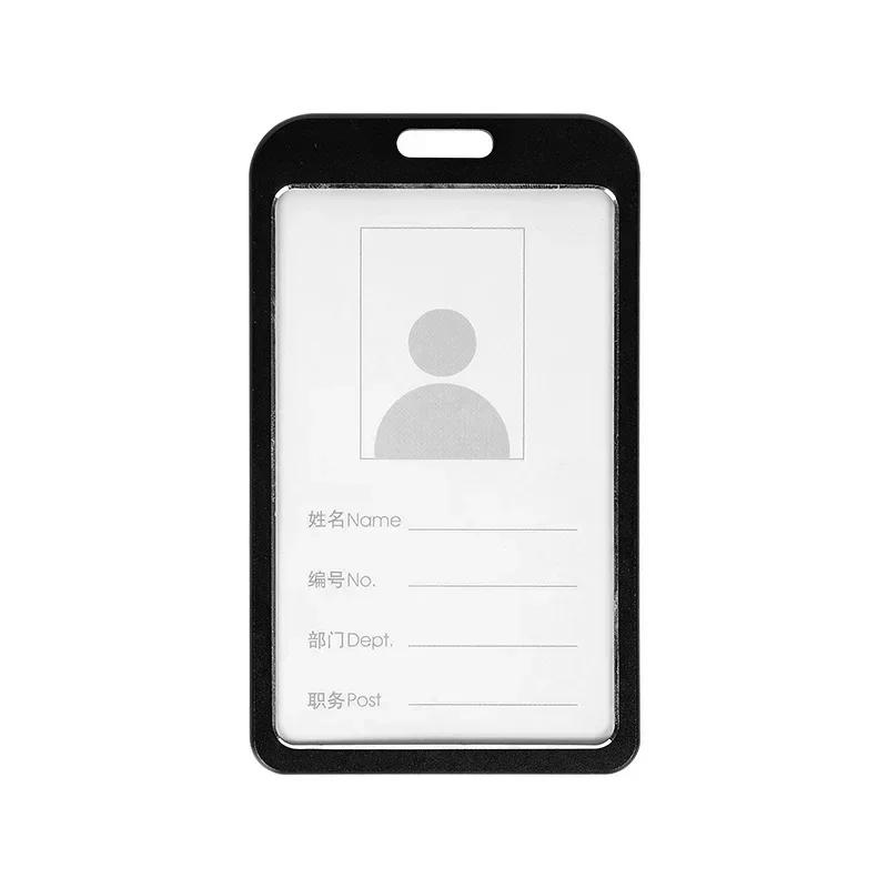 Выдвижной держатель для бейджа студента, чехол-держатель для ID-карты, ремешки для бейджа медсестры, модный набор металлических держателей для карт для женщин и мужчин
