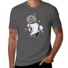 Space Bunny Tshirt Basic Simple Casual Short Sleeve Tee