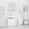 VidaXL Bathroom Furniture 3 Pcs White Engineered Wood 3115868