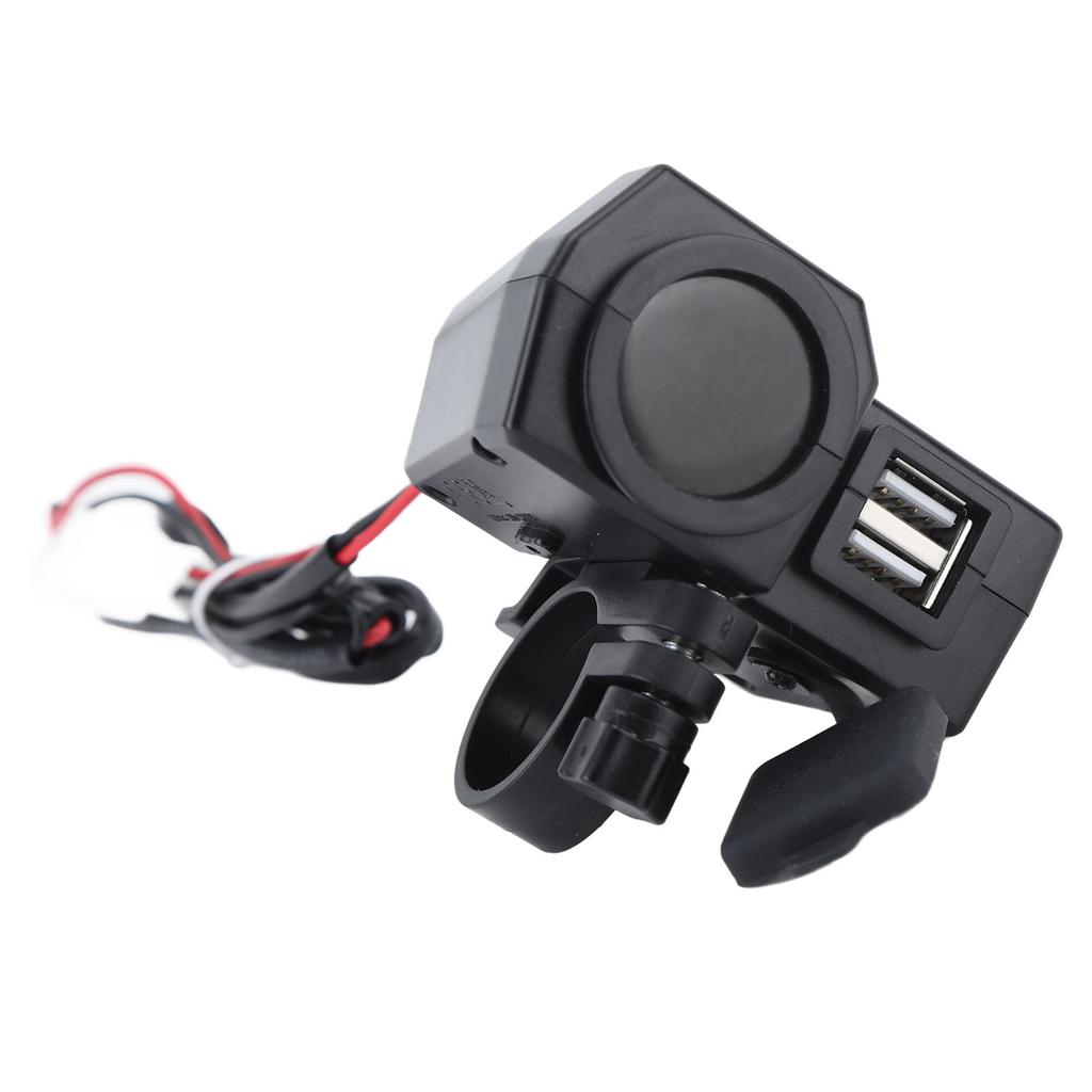 Motorcycle Charger Universal Dual USB Voltage Temperature Digital Display Charger for Electric