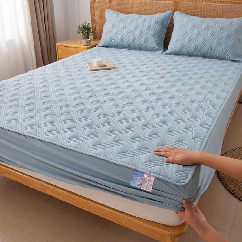 3 шт., цельнохлопковая кровать класса А для матери и ребенка, однотонное покрывало Bonin на осень и зиму