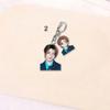 Stray Kids Двойной акриловый брелок для участника Милый мультяшный портрет из аниме Подвеска Брелок для сумки Брелок Поддержка фанатов Товар Подарок