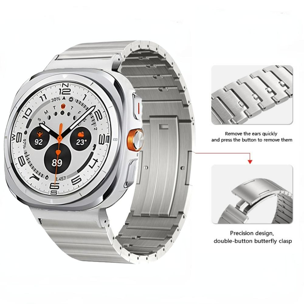 Титановый ремешок для Samsung Galaxy Watch Ultra Браслет с быстрой заменой Браслет на запястье для Galaxy Watch 8-7 Ultra 47MM Аксессуары