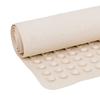 Rubber Bath Mat with Suction Cups Non-Slip Cushioned Surface Rectangle In-Tub Use Machine Washable Bathroom Essential