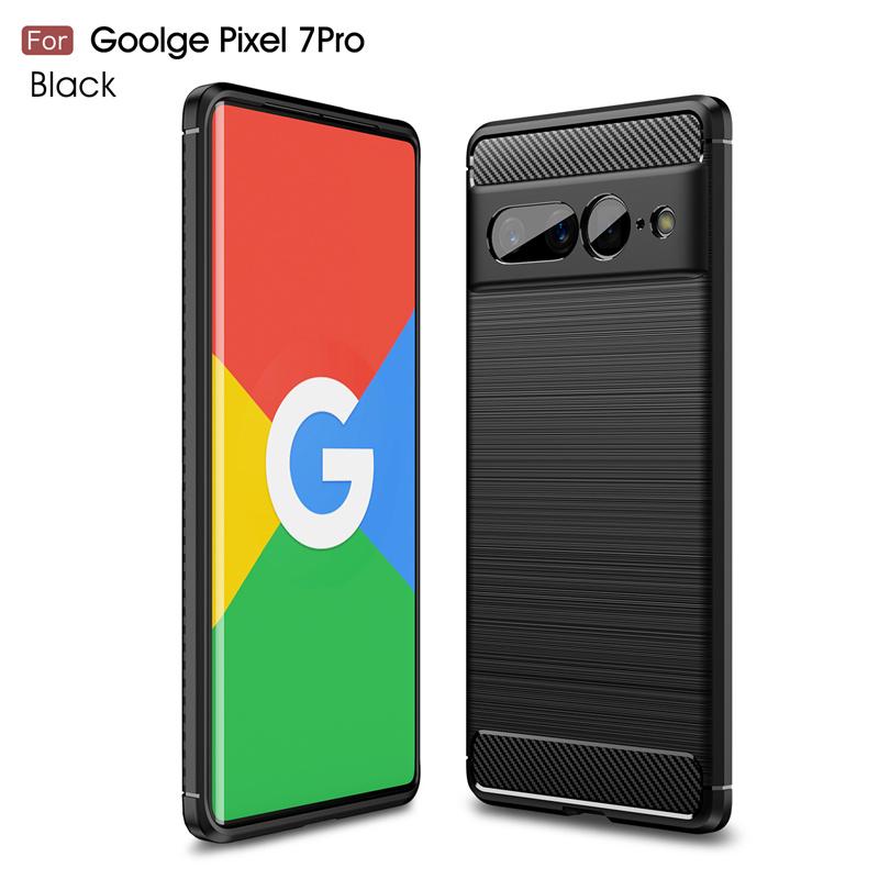 Чехол из углеродного волокна для Google Pixel 6 6A Pixel6 Pro, мягкий силиконовый бампер из ТПУ, задняя крышка для Pixel 7 Pixel7Pro, противоударный чехол