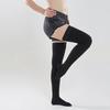 1 Pair Compression Stockings Solid Color Breathable Spandex Thigh High Running Socks for  Men Women