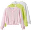 Children's Hollow Sweater Jacket Short Top Summer Sun Protection Girl Knitted Cardigan Thin