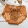 Underwear for Women Seamless Lace Mulberry Silk Crotch Girls' Triangle Panties Plus Size Sexy Underpants Breathability
