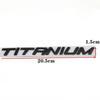 3D ABS Mondeo TITANIUM V6 S Letters Car Fender Emblem Badge Sticker Decals For Mondeo Accessories