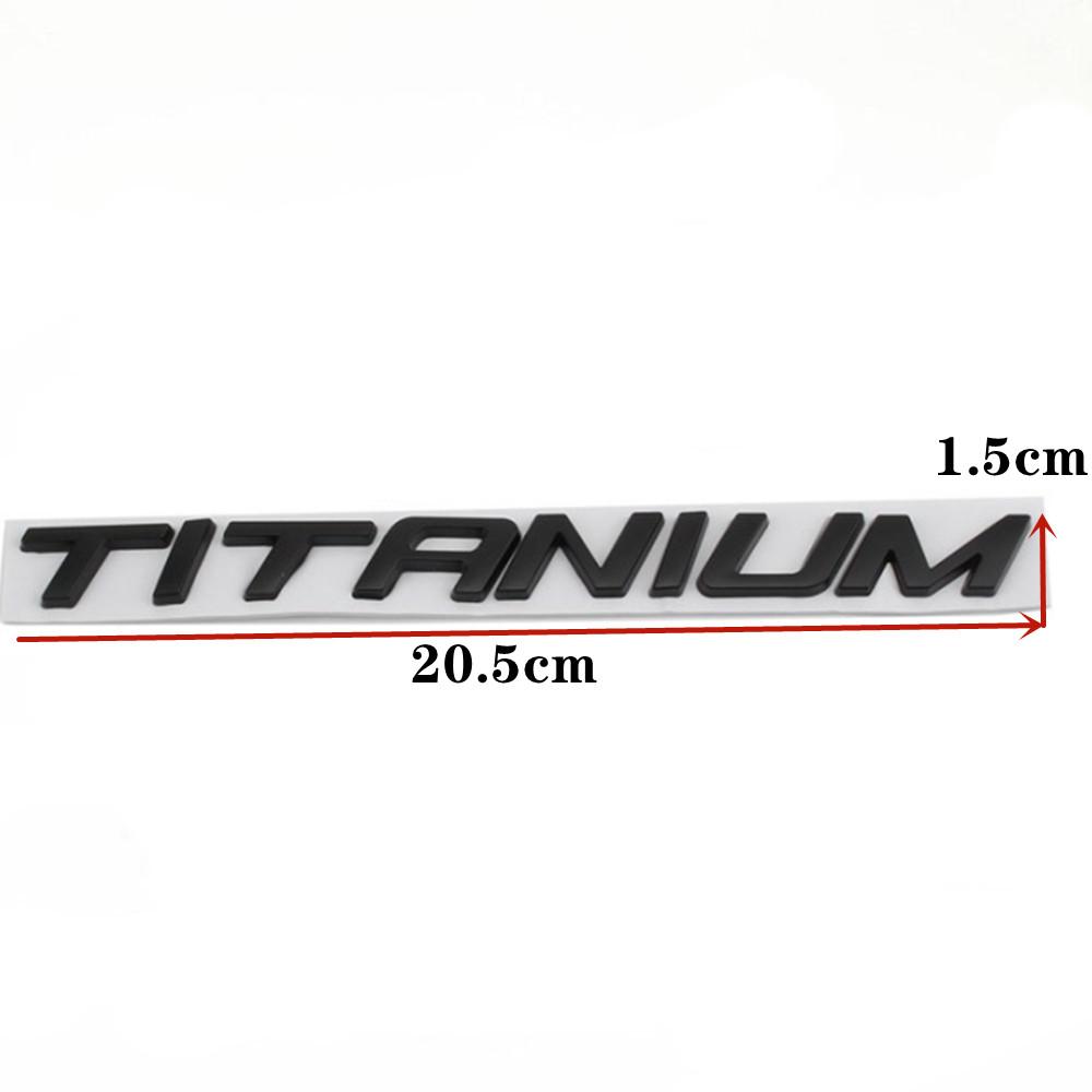 3D ABS Mondeo TITANIUM V6 S Letters Car Fender Emblem Badge Sticker Decals For Mondeo Accessories