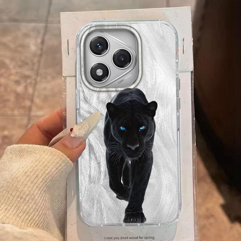 Золотой чехол для телефона с текстурой пера и змеиным принтом для Honor 400 200 Smart Pro Magic7 6 5 Lite X9a X9c X8b X8a X8c X7c Задняя крышка-накладка