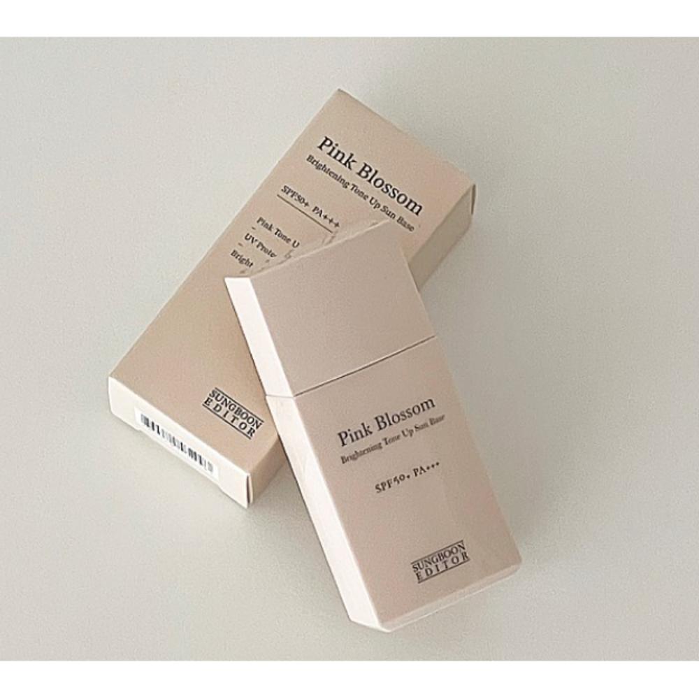 Ingredient Editor Pink Skin Tone Up Sun Base 30 мл Ingredient Editor Sun Base Adhesive Base Pink, 3 шт.