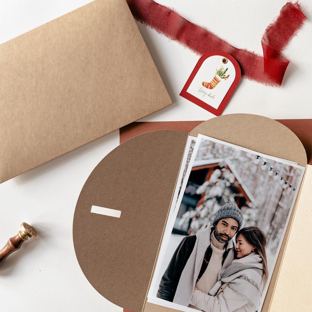 Heart Envelope, Case For 20 Photos 15X23 , 10 Pcs