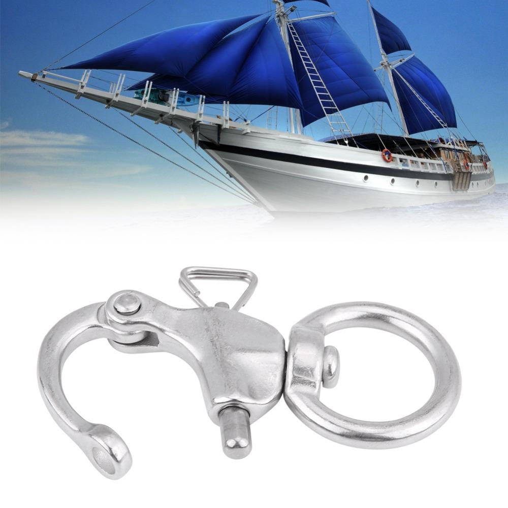 2Pcs Split Ring Pin Snap Shackle Round Brace Ring Useful Tool Round Ring Shackle Camera Straps