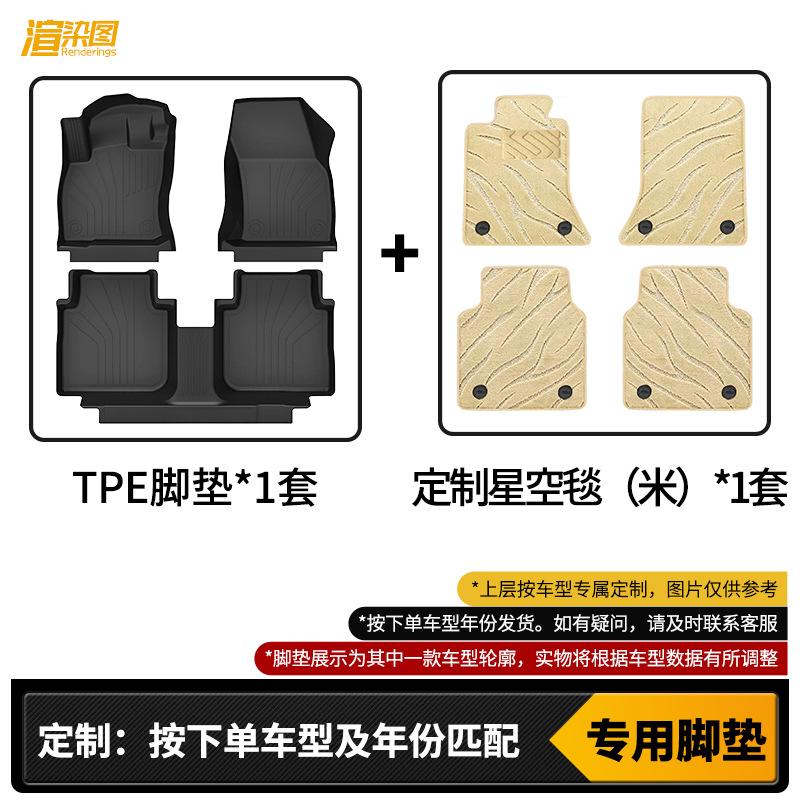 Applicable Song MAX TPE Double-Layer Waterproof & Wear-Resistant Full Coverage Car Floor Mats
