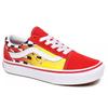 Vans Удобные кеды Comfycush Flame Checkerboard, прочные, низкие, для скейтбординга, детские кроссовки VN0A4UHAXWC