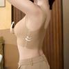 Women's Invisible Seamless Liquid Foundation Bra Underwear Female Vest Tube Top Push Up Bra M-XL