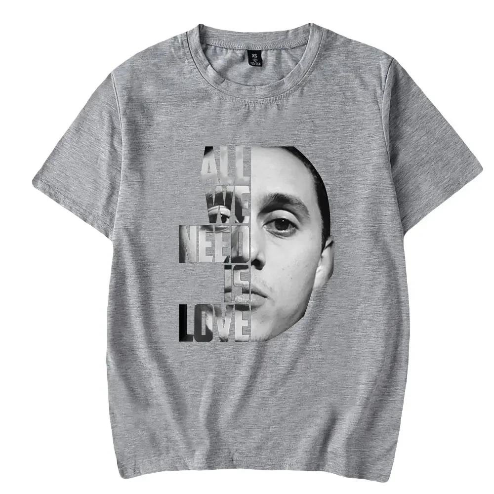 Мужская Женская Футболка Мода Canserbero Мерч Хип-Хоп Футболка Мужская Летняя Повседневная Мужская Футболка Хипстер Футболка Мужская Стритвир