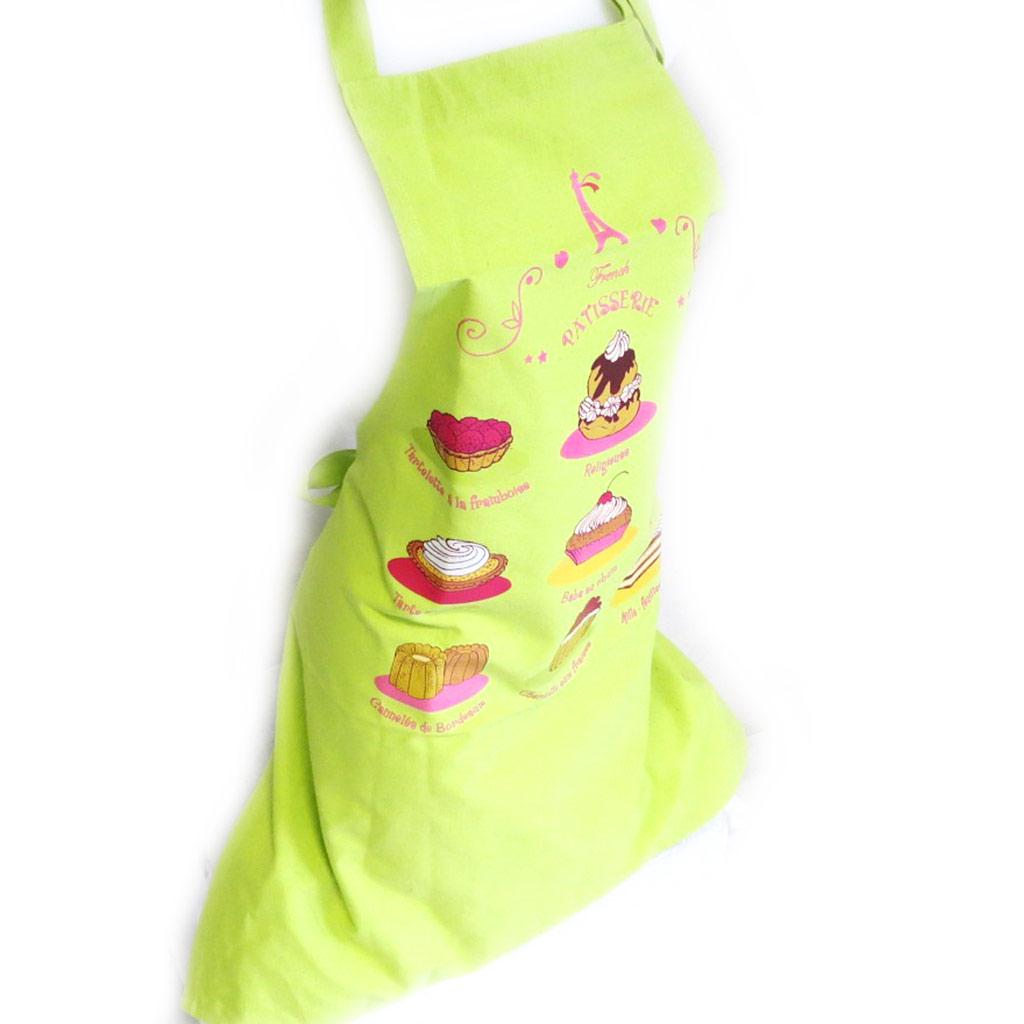 Les Trésors De Lily [M5753] - Дизайнерский фартук 'La Patisserie Française' фисташково-зеленый