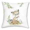 Милая наволочка с лесными животнымиСпальня Гостиная Диван Домашний декор Полиэстер Наволочка на подушку с молнией