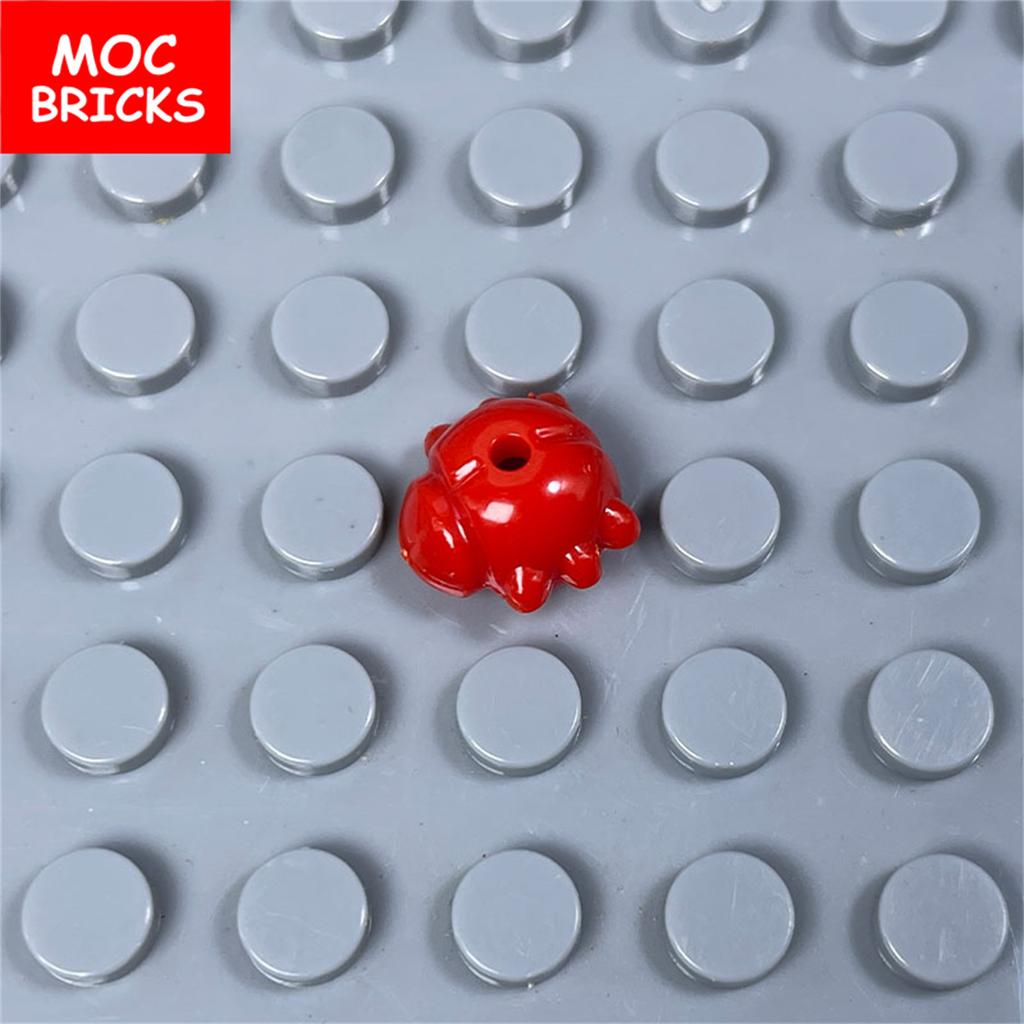 Set  MOC Bricks Plant Frog lizard Mushroom Brush City Assembled Educational Building Blocks Kits Toys For Children DIY Part