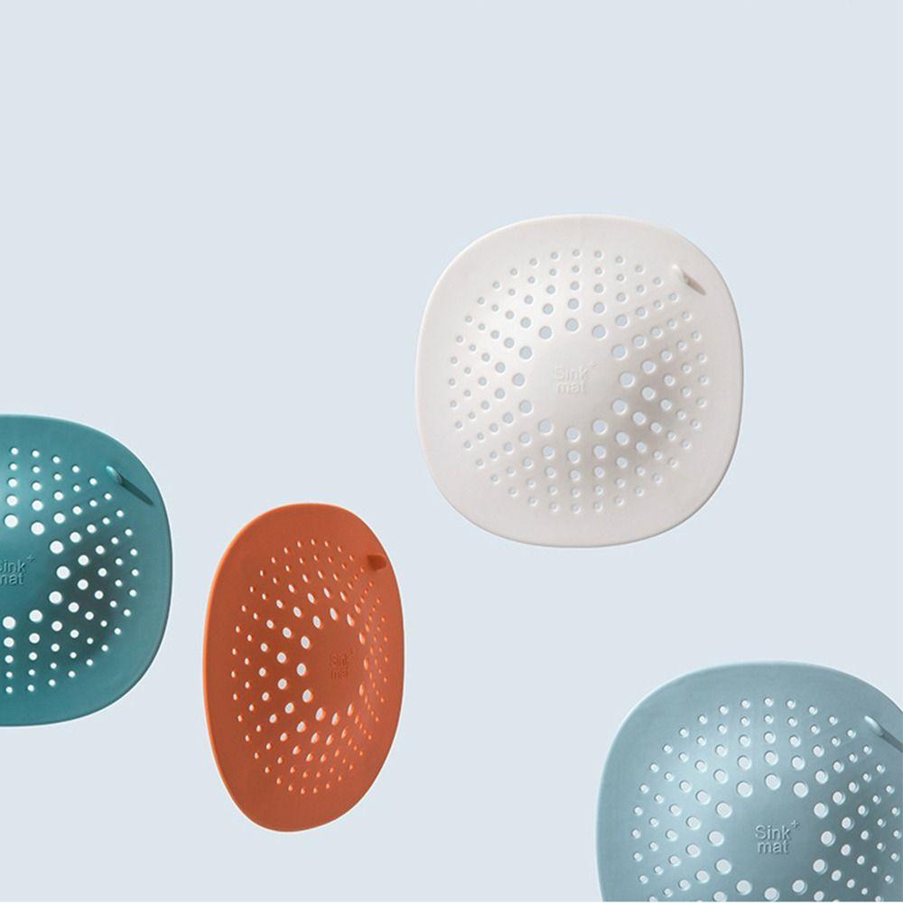 TPR Shower Drain Cover Non Slip Hair Drain Catcher Durable Sink Floor Drain for Bathroom Kitchen
