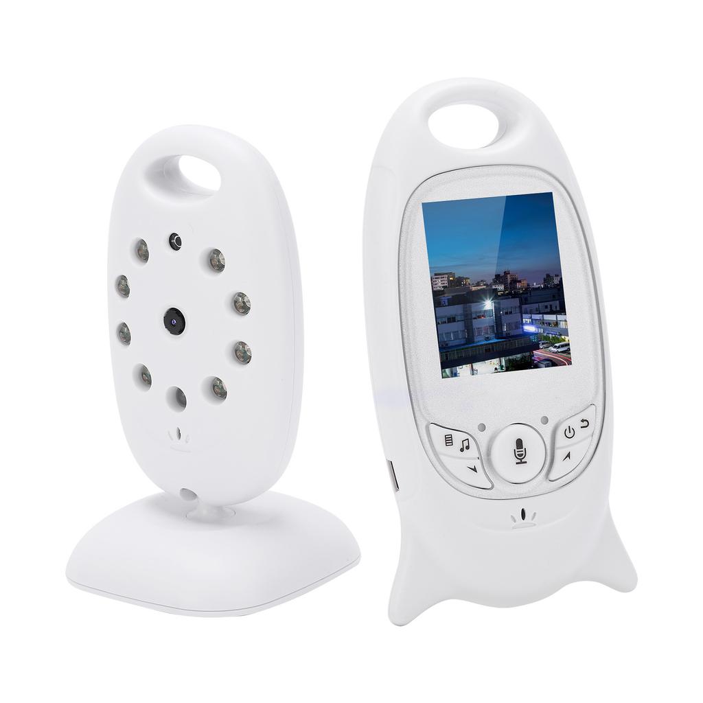 2.4in Baby Monitor Wireless Digital for Infants 2?Way Talk Infrared Night View 100?240VUK Plug