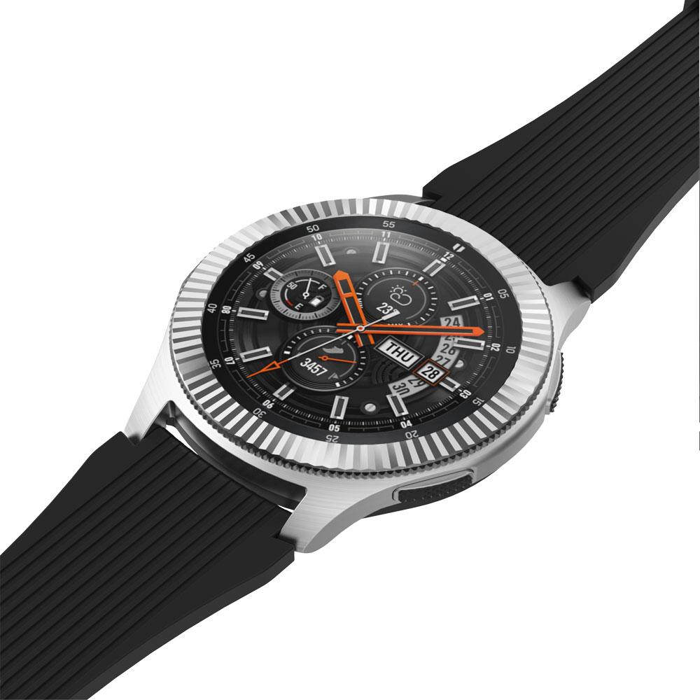 Metal Bezel For Samsung Galaxy Watch 46mm/42mm Case Gear S3 Frontier/ S2 Classic Sport Adhesive Cover Band Strap Accessories