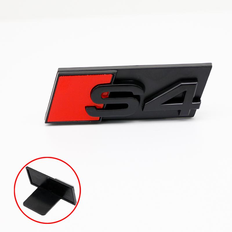 f2 S Series Emblem ABS Front Grille Auto Accessories Silver For f2 Sline S3 S4 S5 S6 S7 S8 W12 V6 V8 RS7 RS8 SQ3 SQ5 SQ7 SQ8