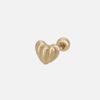 Youngglow 14k пирсинг в форме тыквенного сердца