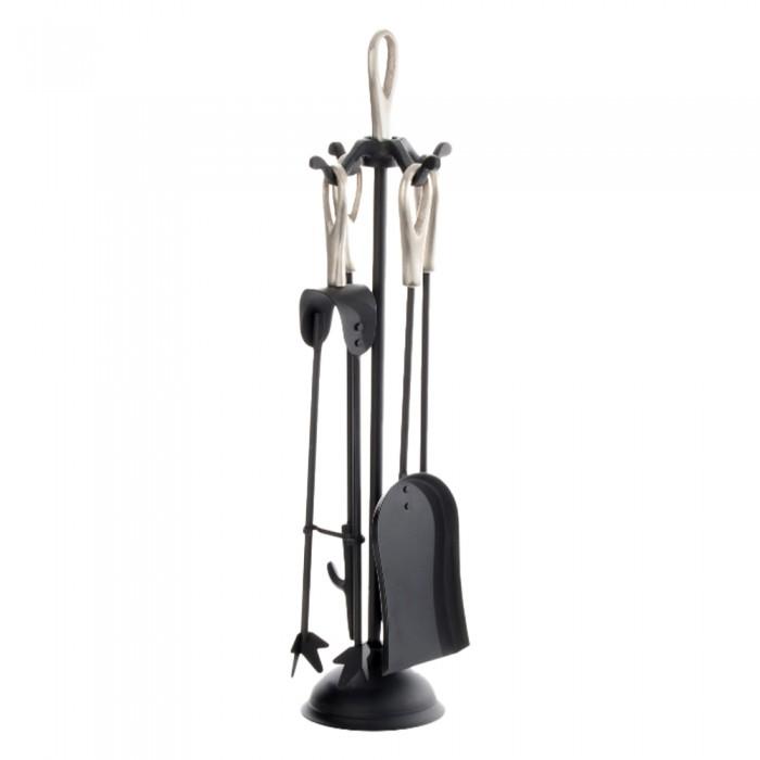 Leecroft Loop Top Companion Set Black/Pewter 25''