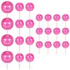 24pcs Reflective Discos Ball Cupcake Toppers Cake Decorations for Wedding Birthday Party Supplies Dessert Accessories