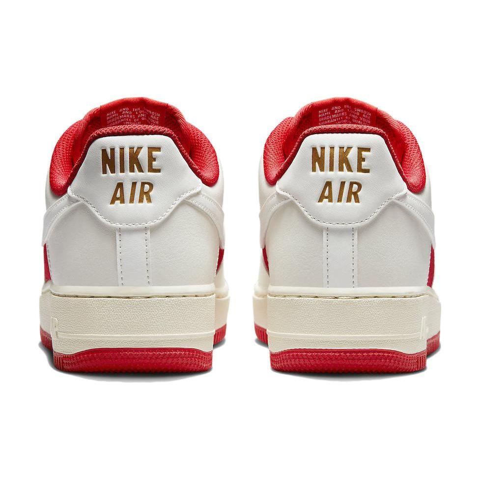 Nike Air Force 1 07 Athletic Department - Университетские красные кроссовки унисекс с парусом кокосового молока FN7439-133