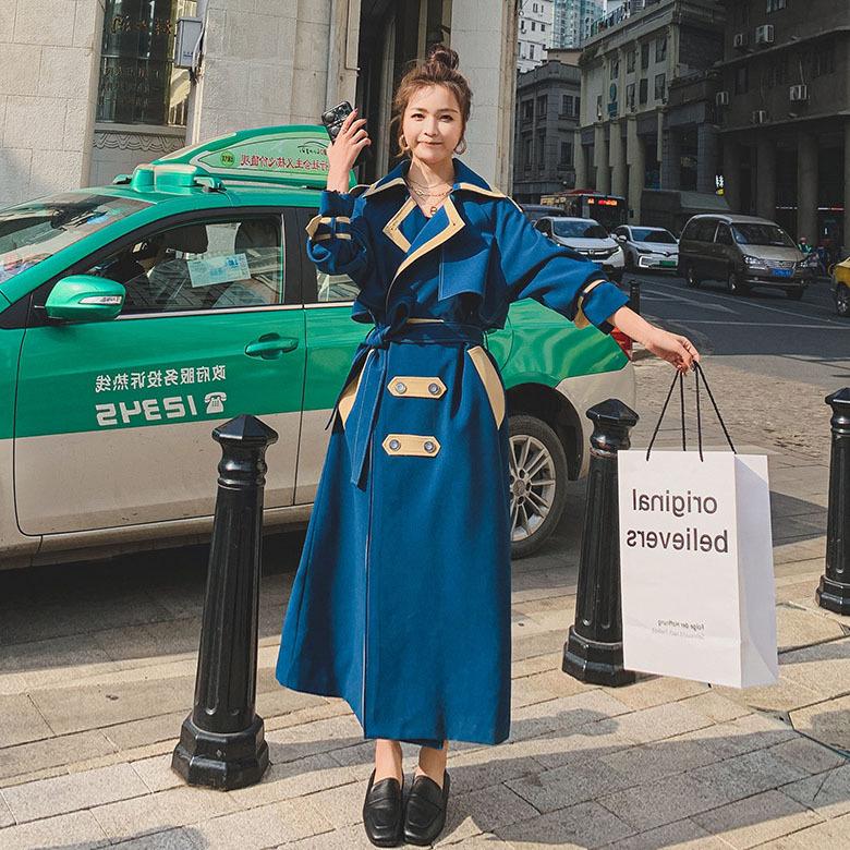 Женская ветровка, новый весенне-осенний дизайн, универсальная, популярная, стиль богини, атмосферное пальто