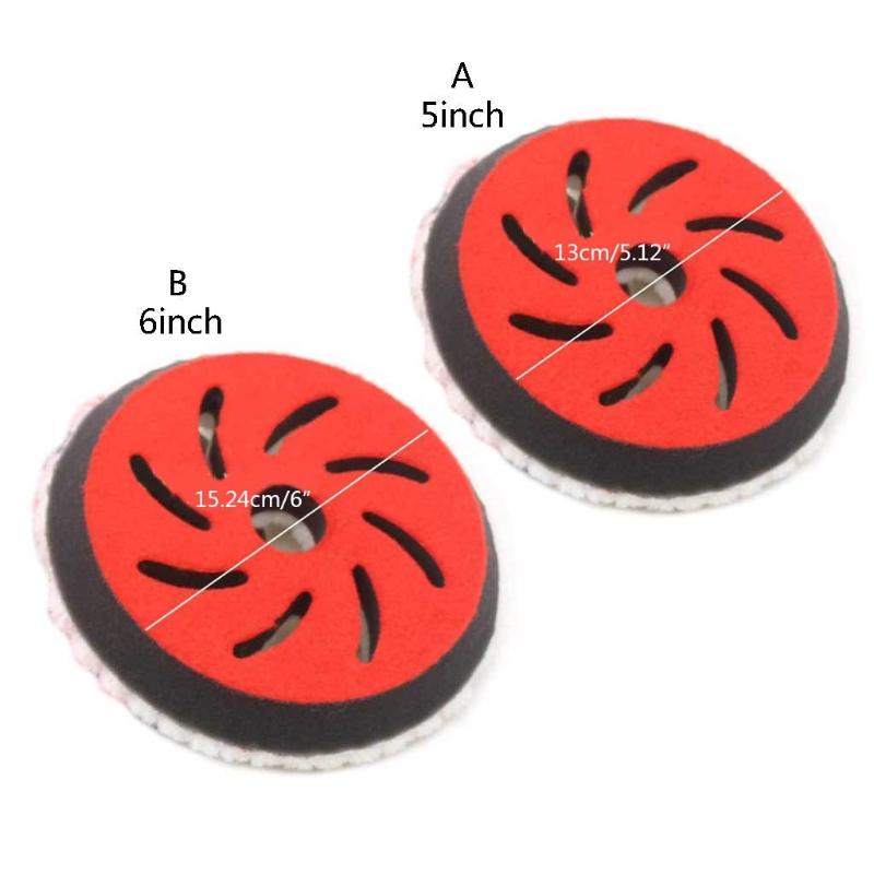 Тяжелая шерстяная полировальная накладка для резки, полировки и шлифовки 5"/6"