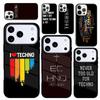 Чехол Case для iPhone 17 Air 16 Pro Max 15 Plus 11 13 Mini 14 12 Задняя крышка телефона Любовь Техно Музыка Цитаты мягкий