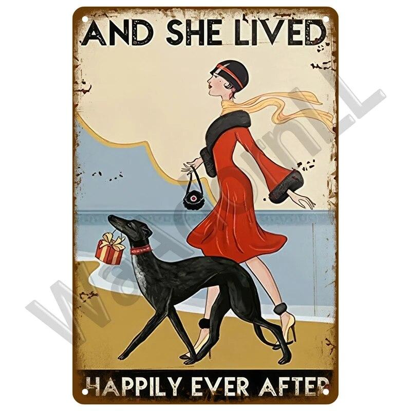 Металлический знак в стиле ретро, ​​черный кот, постер, забавный оловянный знак с котом, винтажная табличка с изображением животного, домашний декор, настенное искусство, зоомагазин, садовая табличка для бара для собак