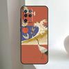 Чехол Art Crane Waves для OPPO A74 A54 A94 A17 A57 A15 A16 A76 A96 A18 A38 A58 A78 A98 A40 A60 A80 A5 A6 Pro