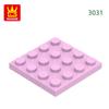 Нетоксичные 44 шт./лот 3031 4x4 Строительные блоки Аксессуары Moc Совместимые с Кирпичами DIY Образовательные Игрушки Для Детей Подарочная Коробка