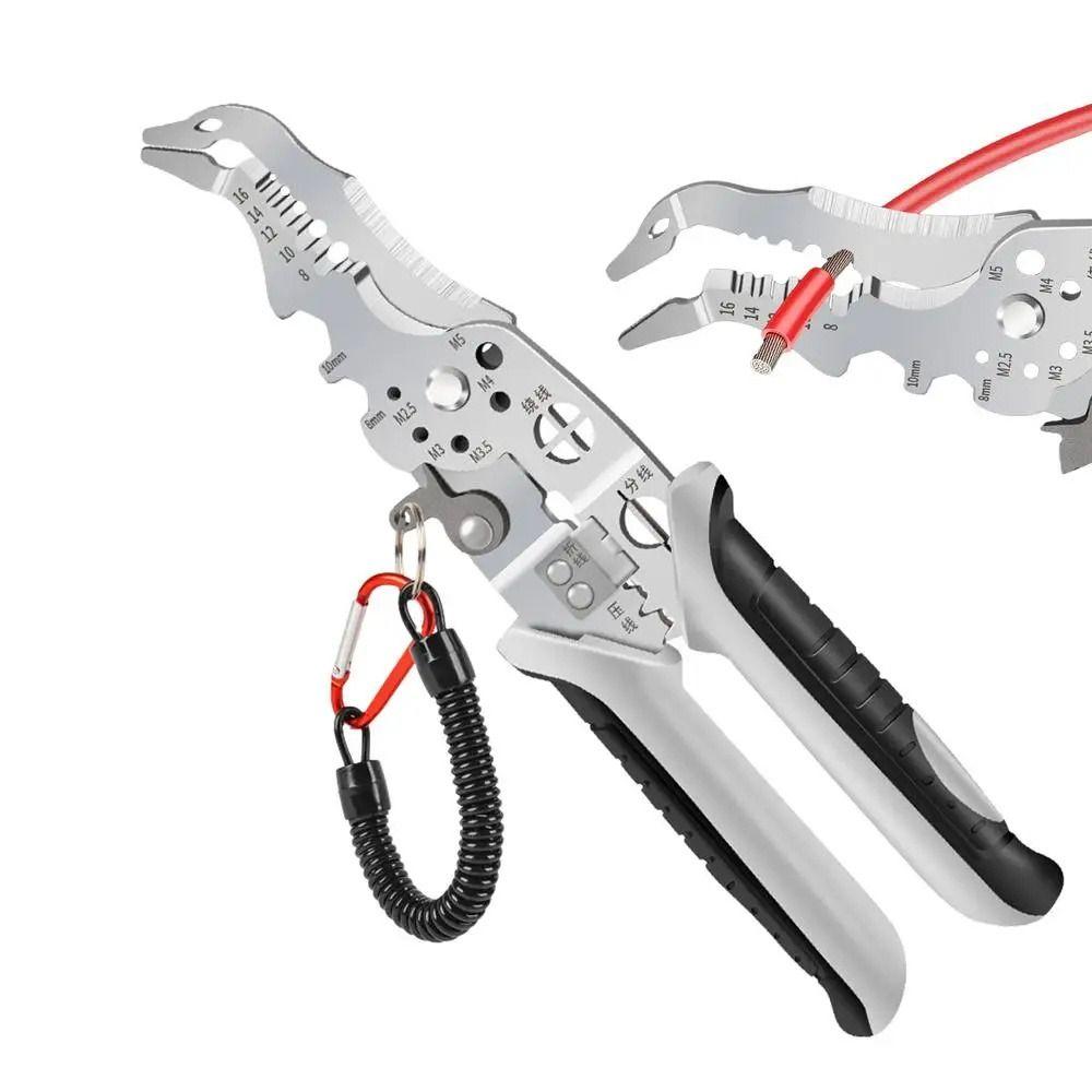Кабель Провод Клещи для зачистки проводов Угловые электрические клещи Автоматический инструмент для зачистки проводов Электрик