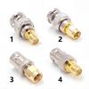 Copper Brass RF SMA to SMA N BNC UHF TNC, RP SMA to PL259 SO239 RF Coaxial Converter Straight Connector