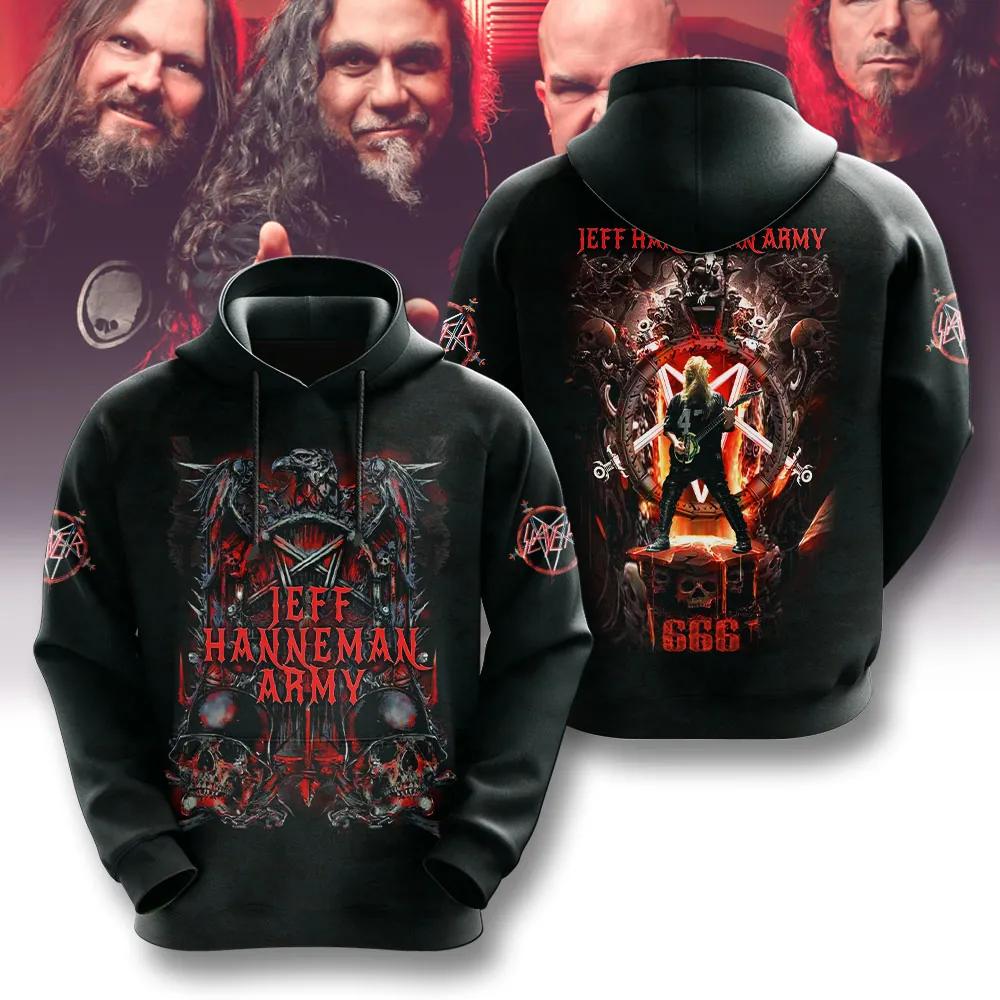 Модные Мужские Худи Свитшоты Рок-группы Slayer 3D-печать Мужской Хип-хоп Спортивный костюм Пуловер Оверсайз Уличная одежда Худи Y2k