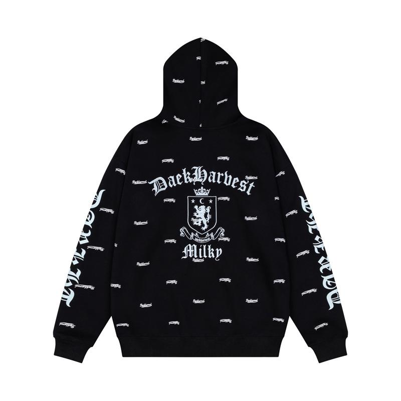 Unisex Casual Hoodie Long Sleeve Loose Sweatshirt Men Women Daily Wear Pullover Hooded Top